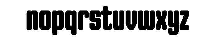 Backforge Font LOWERCASE