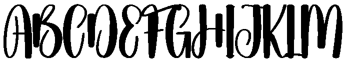 Background Beach Font UPPERCASE
