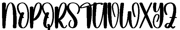Background Beach Font UPPERCASE