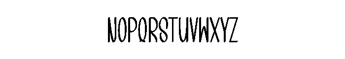 Background Story Font LOWERCASE