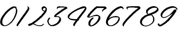 Backing Italic Font OTHER CHARS