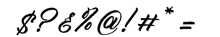 Backing Italic Font OTHER CHARS
