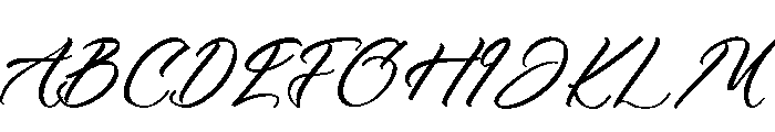 Backing Italic Font UPPERCASE