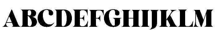 Backira Font UPPERCASE