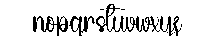 Backlands Holiday Font LOWERCASE