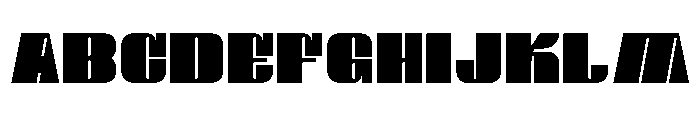 Backman Font UPPERCASE
