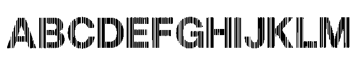 Bacop Regular Font UPPERCASE