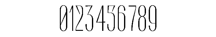 Bactaviya Thin Font OTHER CHARS