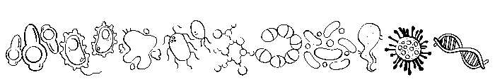 Bacteria  Doodle Font OTHER CHARS