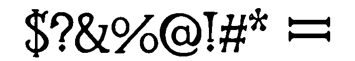 Bacupari Font OTHER CHARS