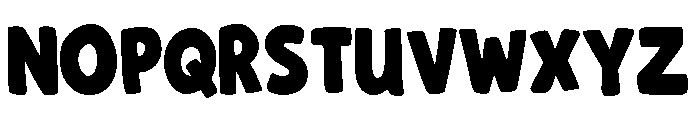 Bad Night II Regular Font UPPERCASE