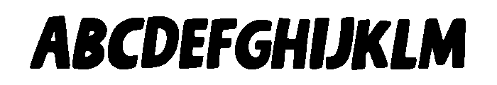 Bad Night II Slant Regular FONT