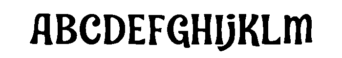 Bad Night  Regular Font UPPERCASE
