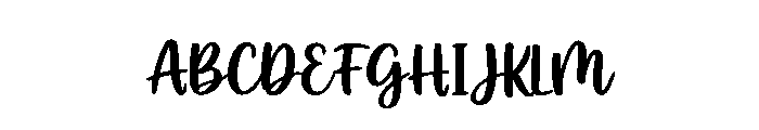 Bad Night Script Regular Font UPPERCASE