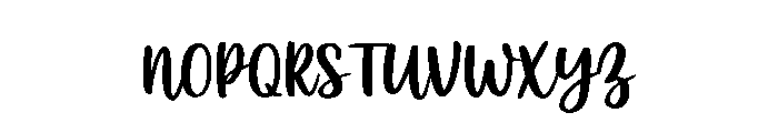 Bad Night Script Regular Font UPPERCASE