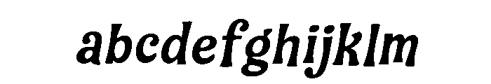 Bad Night Slant Regular FONT