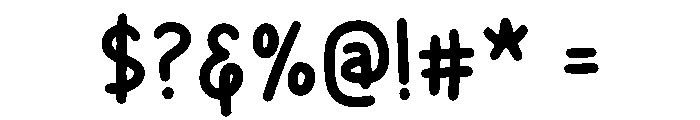 Bad Recipe Regular Font OTHER CHARS