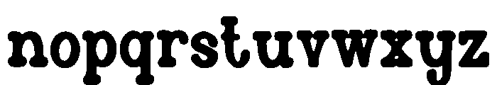 Bad_Script Font LOWERCASE