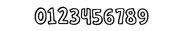 BadNightIIOutline-Regular Font OTHER CHARS