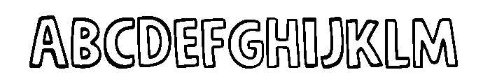 BadNightIIOutline-Regular FONT