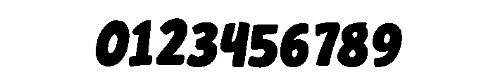 BadNightIISlant-Regular Font OTHER CHARS