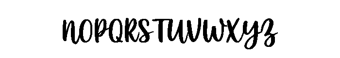 BadNightScript-Regular Font UPPERCASE
