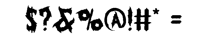 Badless Font OTHER CHARS