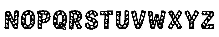 Badr Regular Font UPPERCASE