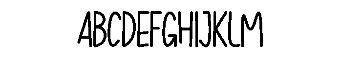Badtime Font UPPERCASE