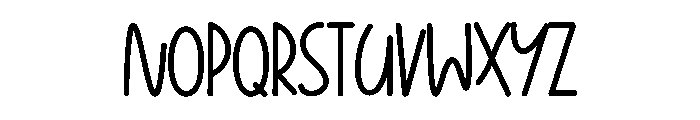Badtime Font LOWERCASE