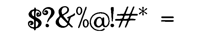 Bael Font OTHER CHARS