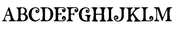 Bael Font UPPERCASE
