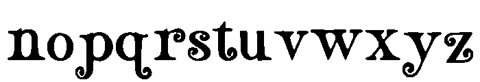 Bael Font LOWERCASE