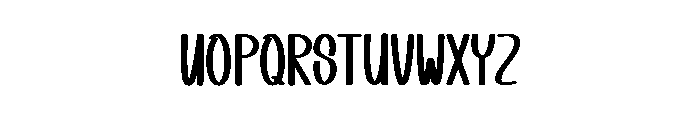 Baewatch Font LOWERCASE