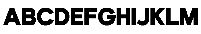 Baftiva-Black Font UPPERCASE