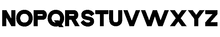 Baftiva-Black Font UPPERCASE