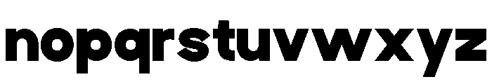 Baftiva-Black Font LOWERCASE