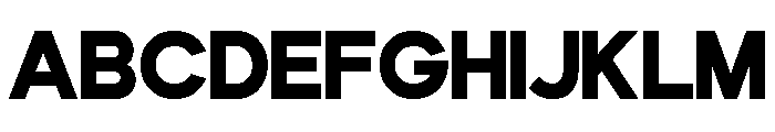 Baftiva Extra Bold Font UPPERCASE