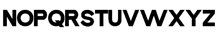 Baftiva Extra Bold Font UPPERCASE