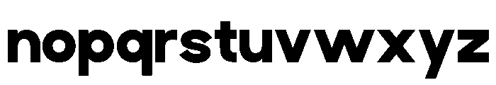 Baftiva Extra Bold Font LOWERCASE