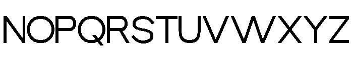 Baftiva Extra Light Font UPPERCASE