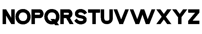 Baftiva-ExtraBold Font UPPERCASE