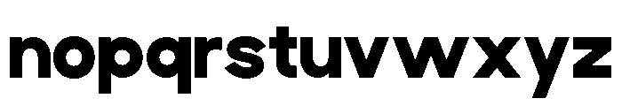 Baftiva-ExtraBold Font LOWERCASE