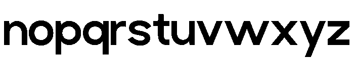 Baftiva-Medium Font LOWERCASE