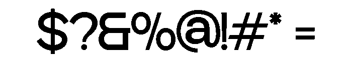 Baftiva-Regular Font OTHER CHARS