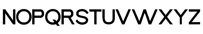 Baftiva-Regular Font UPPERCASE