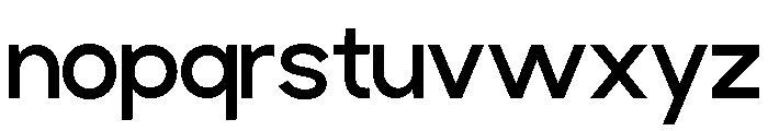 Baftiva-Regular Font LOWERCASE