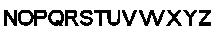 Baftiva Semi Bold Font UPPERCASE