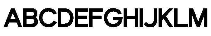 Baftiva-SemiBold Font UPPERCASE