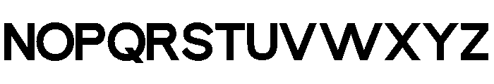 Baftiva-SemiBold Font UPPERCASE